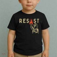 Resist Fist Bear Protest Civil Rights Equality Women Toddler T-Shirt thumb 2