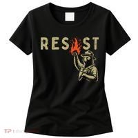 Resist Fist Bear Protest Civil Rights Equality Women Women's T-Shirt thumb 0