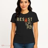 Resist Fist Bear Protest Civil Rights Equality Women Women's T-Shirt thumb 4