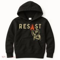 Resist Fist Bear Protest Civil Rights Equality Women Kids Hoodie thumb 0