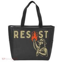 Resist Fist Bear Protest Civil Rights Equality Women Tote Bag thumb 0
