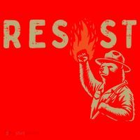 Resist Fist Bear Protest Civil Rights Equality Women Santa Hat thumb 1
