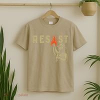 Resist Fist Bear Protest Civil Rights Equality Women T-Shirt thumb 2