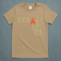 Resist Fist Bear Protest Civil Rights Equality Women T-Shirt thumb 5