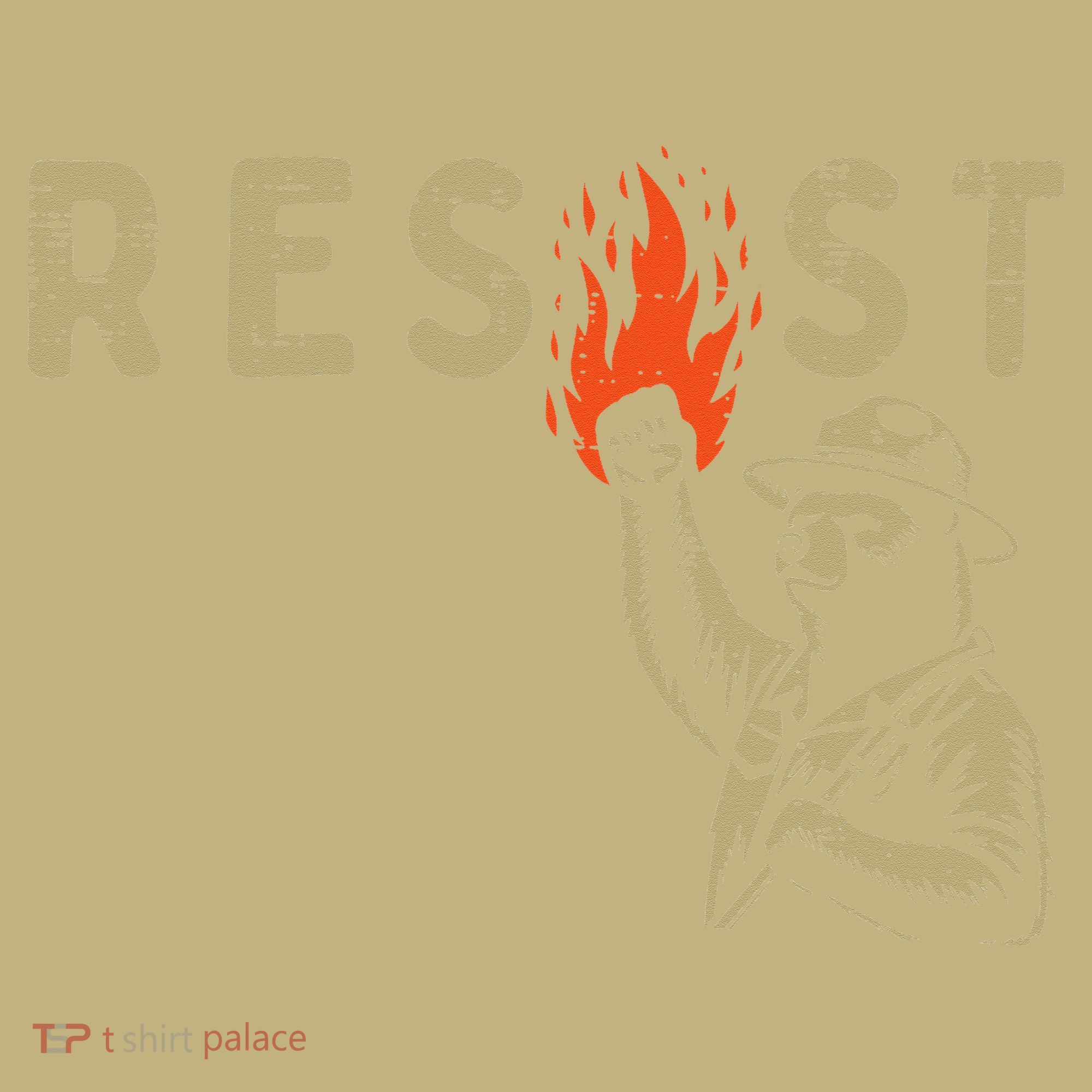 Resist Fist Bear Protest Civil Rights Equality Women Mousepad
