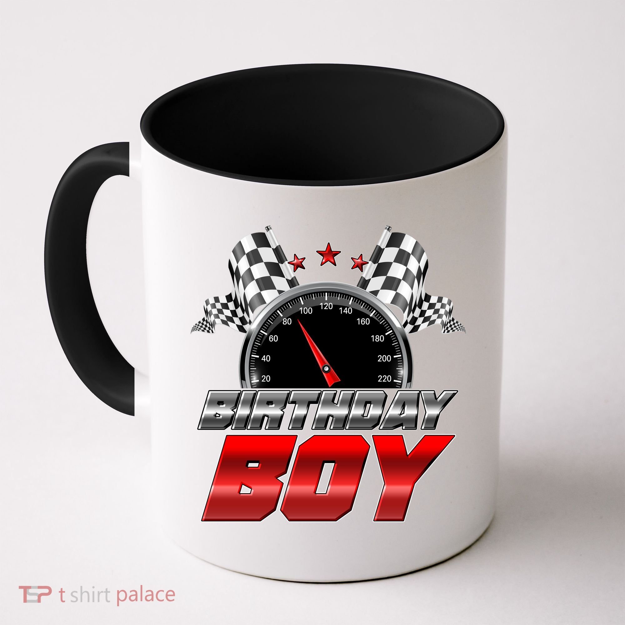 Racing Fan Birthday Boy Speedometer Coffee Mug