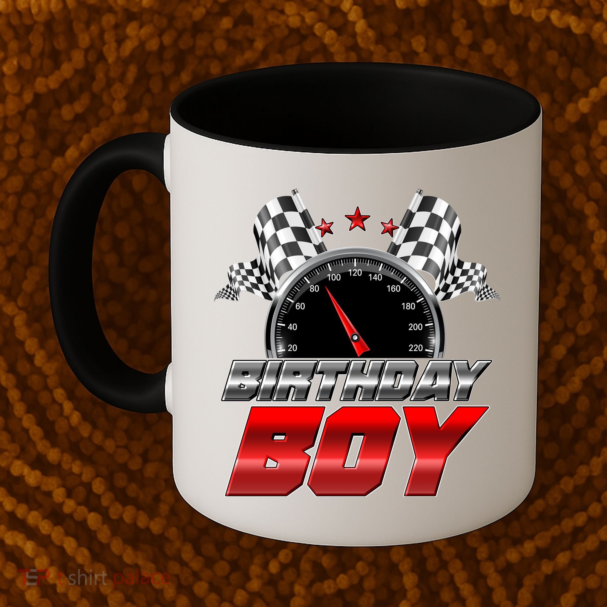 Racing Fan Birthday Boy Speedometer Coffee Mug