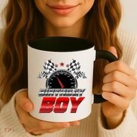 Racing Fan Birthday Boy Speedometer Coffee Mug thumb 3