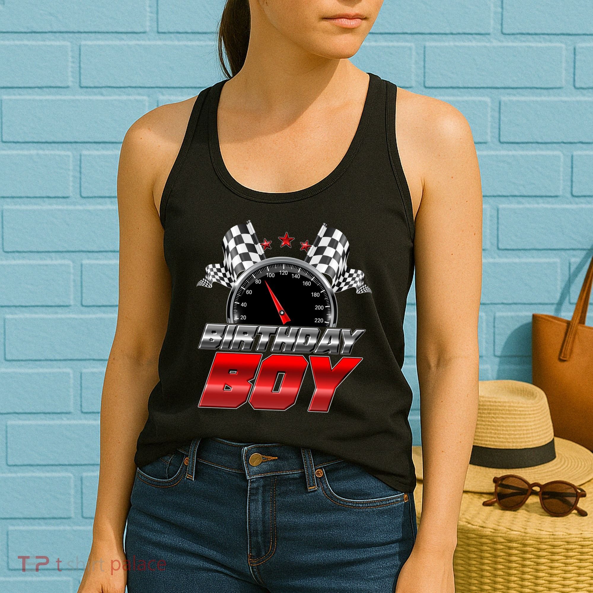 Racing Fan Birthday Boy Speedometer Women's Tank Top