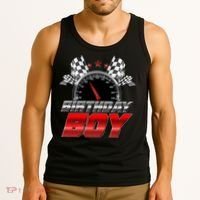 Racing Fan Birthday Boy Speedometer Tank Top thumb 3