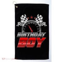 Racing Fan Birthday Boy Speedometer Golf Towel thumb 0