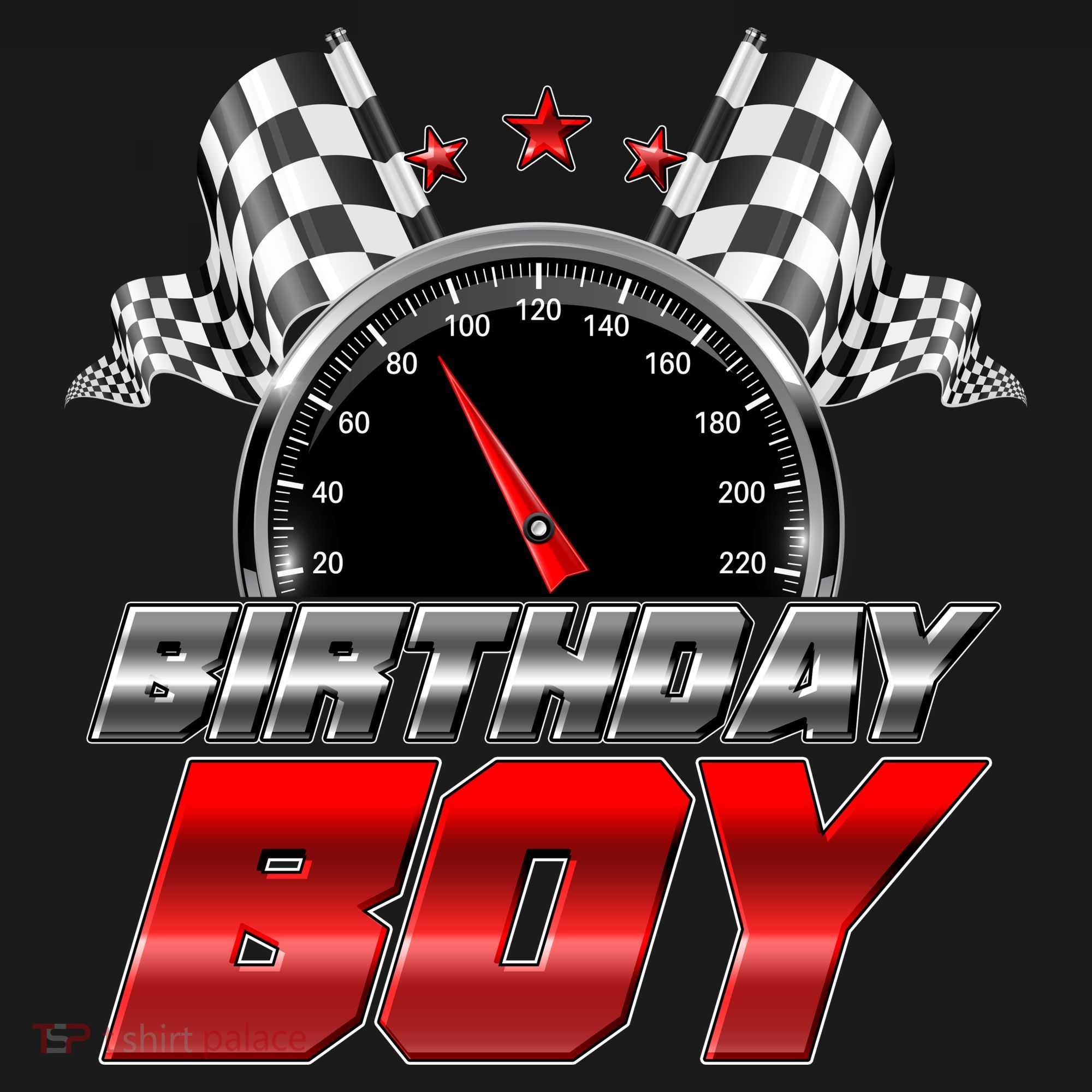 Racing Fan Birthday Boy Speedometer Visor