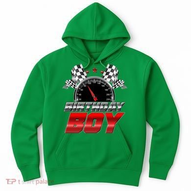 Racing Fan Birthday Boy Speedometer Hoodie