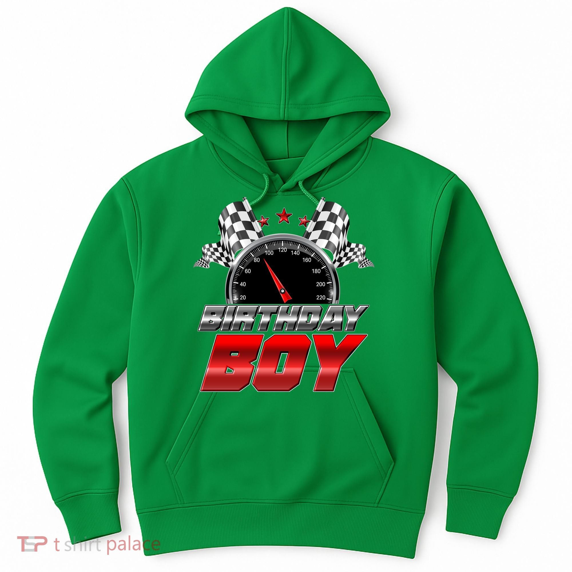 Racing Fan Birthday Boy Speedometer Hoodie