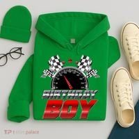 Racing Fan Birthday Boy Speedometer Hoodie thumb 4