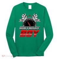 Racing Fan Birthday Boy Speedometer Long Sleeve Shirt thumb 0