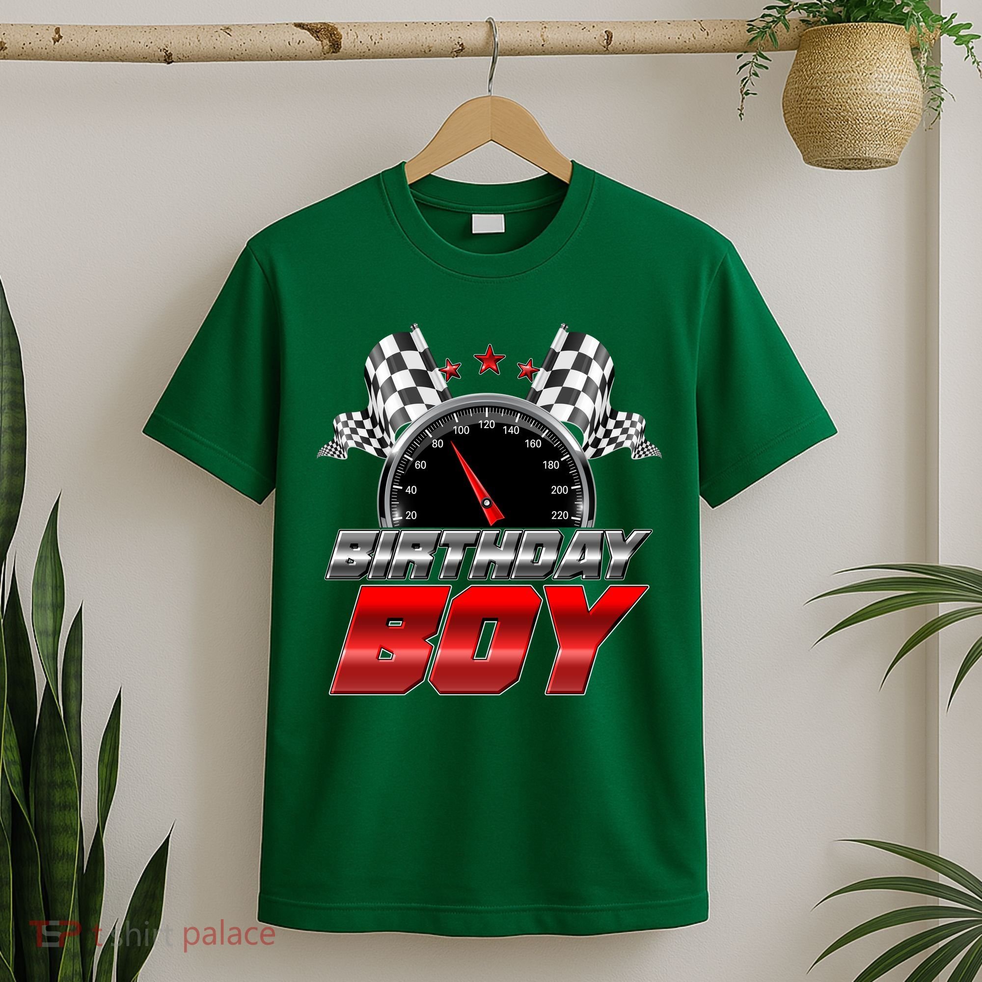 Racing Fan Birthday Boy Speedometer T-Shirt