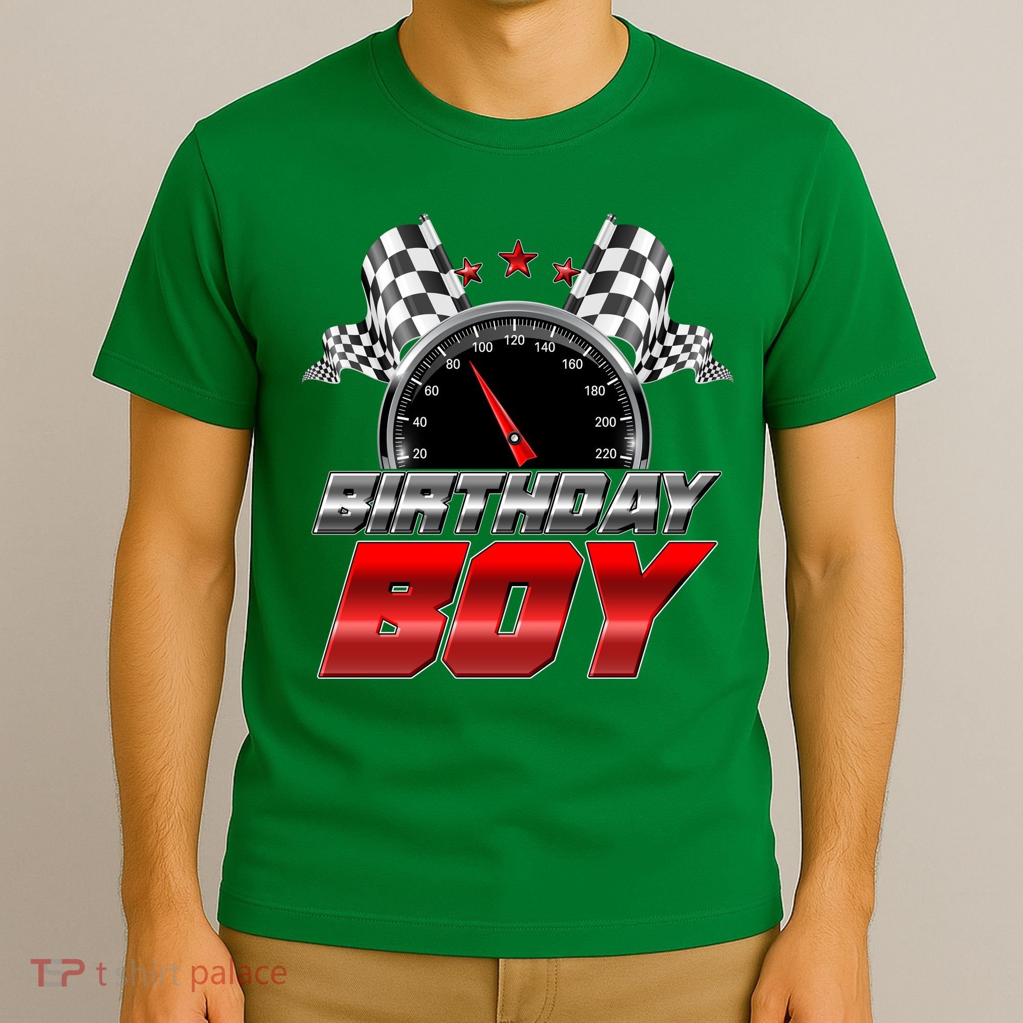 Racing Fan Birthday Boy Speedometer T-Shirt