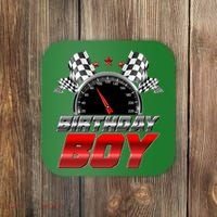Racing Fan Birthday Boy Speedometer Coaster thumb 0