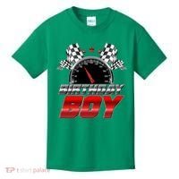Racing Fan Birthday Boy Speedometer Kids T-Shirt thumb 0