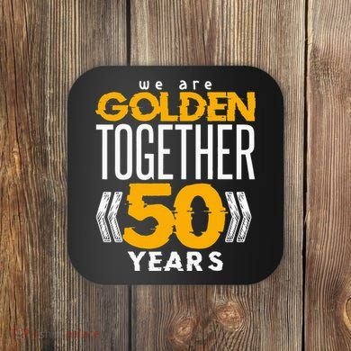 Romantic For Couples 50th Wedding Anniversary Coaster