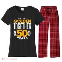 Romantic For Couples 50th Wedding Anniversary Women's Flannel Pajama Set thumb 0