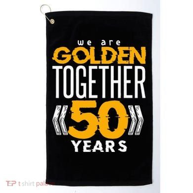 Romantic For Couples 50th Wedding Anniversary Golf Towel