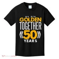 Romantic For Couples 50th Wedding Anniversary Kids T-Shirt thumb 0