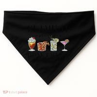 Retro Funny Cruise Blame It On The Drink Package Party USA-Made Doggie Bandana thumb 0