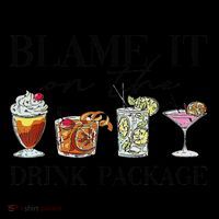 Retro Funny Cruise Blame It On The Drink Package Party Coffee Mug thumb 5