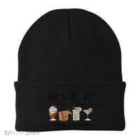 Retro Funny Cruise Blame It On The Drink Package Party Beanie thumb 0