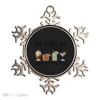 Retro Funny Cruise Blame It On The Drink Package Party Ornament thumb 0