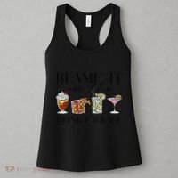 Retro Funny Cruise Blame It On The Drink Package Party Women's Tank Top thumb 3