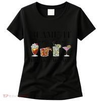 Retro Funny Cruise Blame It On The Drink Package Party Women's T-Shirt thumb 0