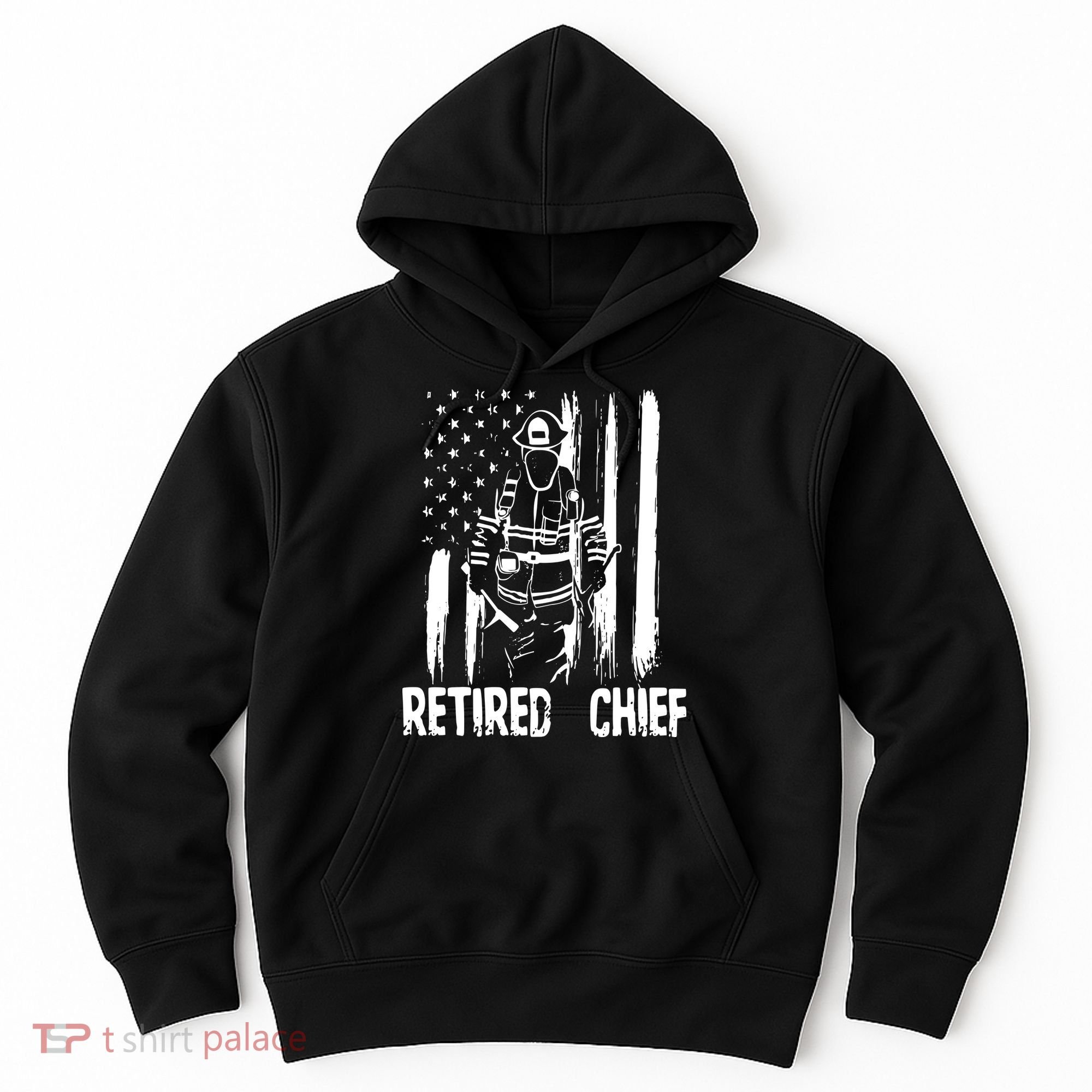 Retired Fire Chief Firefighter Shirts Fireman Gift Hoodie