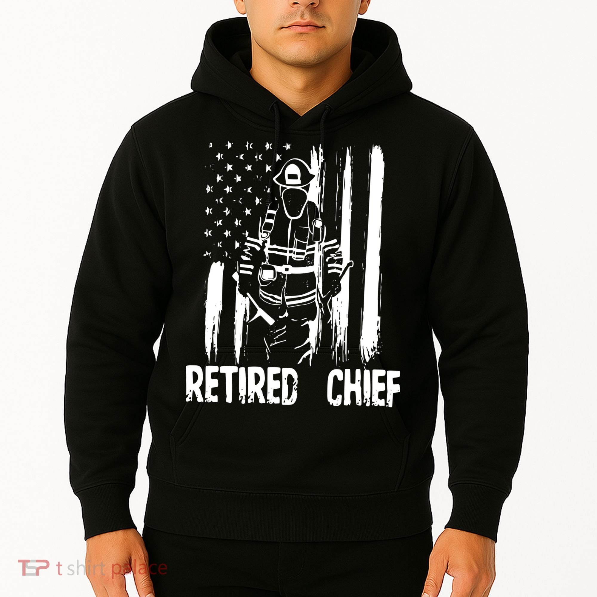 Retired Fire Chief Firefighter Shirts Fireman Gift Hoodie