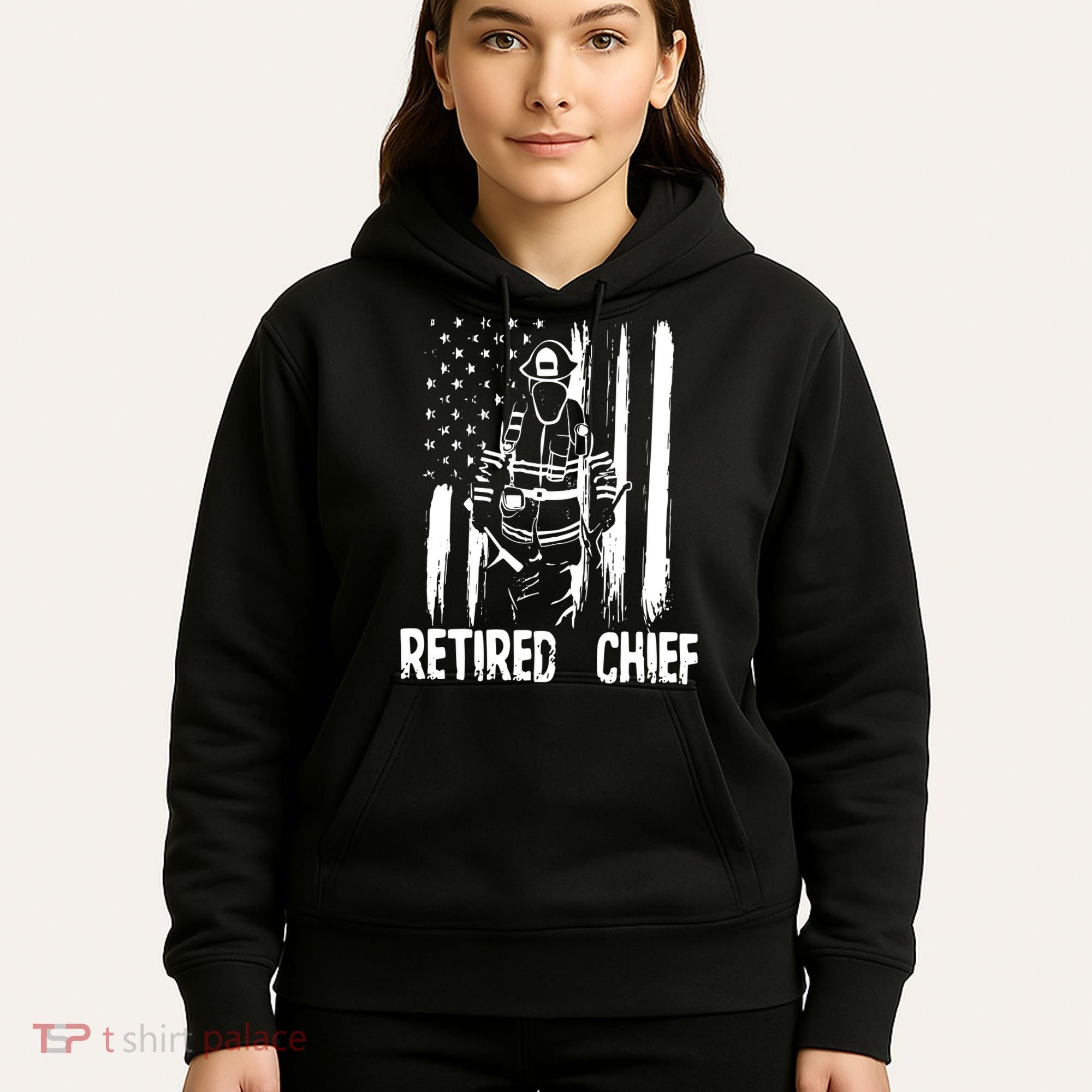 Retired Fire Chief Firefighter Shirts Fireman Gift Hoodie