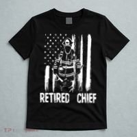 Retired Fire Chief Firefighter Shirts Fireman Gift T-Shirt thumb 5