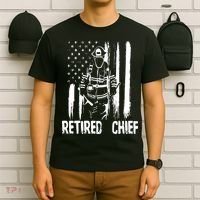 Retired Fire Chief Firefighter Shirts Fireman Gift T-Shirt thumb 6