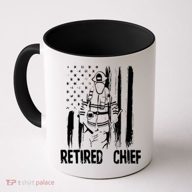 Retired Fire Chief Firefighter Shirts Fireman Gift Coffee Mug