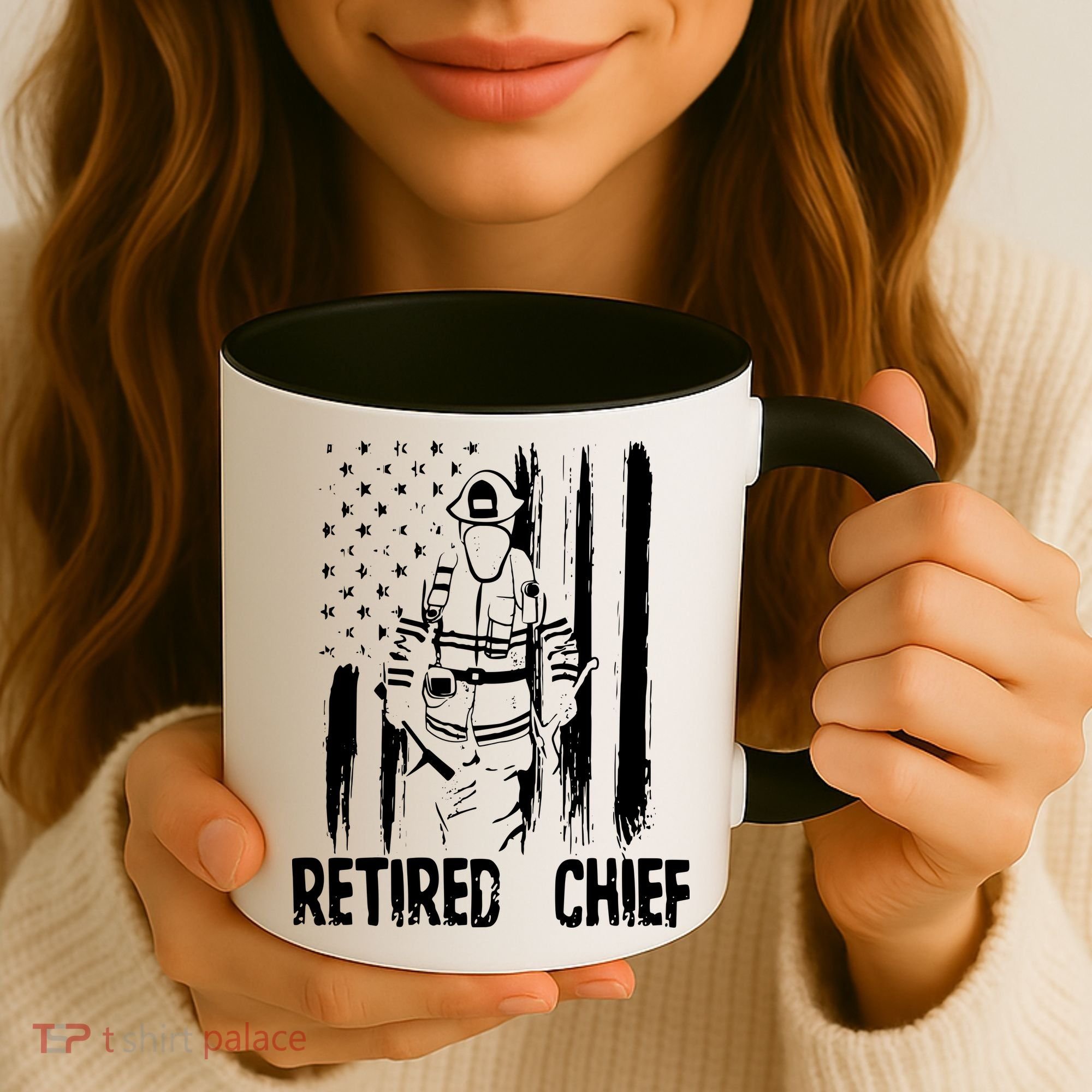 Retired Fire Chief Firefighter Shirts Fireman Gift Coffee Mug