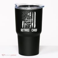 Retired Fire Chief Firefighter Shirts Fireman Gift Tumbler thumb 0