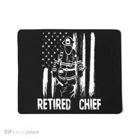 Retired Fire Chief Firefighter Shirts Fireman Gift Mousepad thumb 0