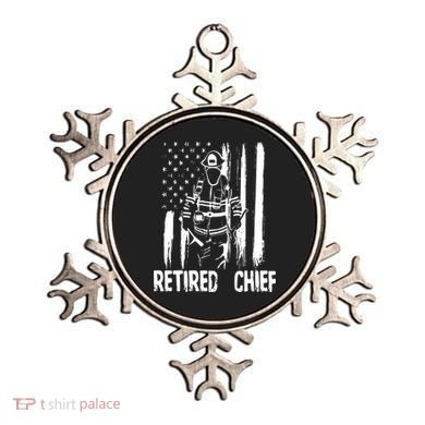 Retired Fire Chief Firefighter Shirts Fireman Gift Ornament