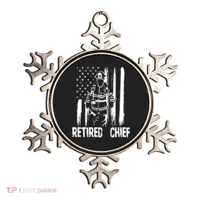 Retired Fire Chief Firefighter Shirts Fireman Gift Ornament