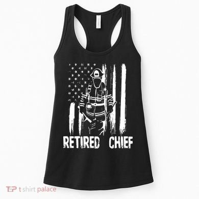 Retired Fire Chief Firefighter Shirts Fireman Gift Women's Tank Top