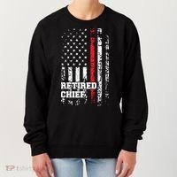 Retired Fire Chief Shirts Firefighter Rank Retirement Gift Women's Sweatshirt thumb 0