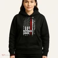 Retired Fire Chief Shirts Firefighter Rank Retirement Gift Hoodie thumb 5