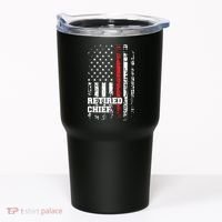 Retired Fire Chief Shirts Firefighter Rank Retirement Gift Tumbler thumb 0