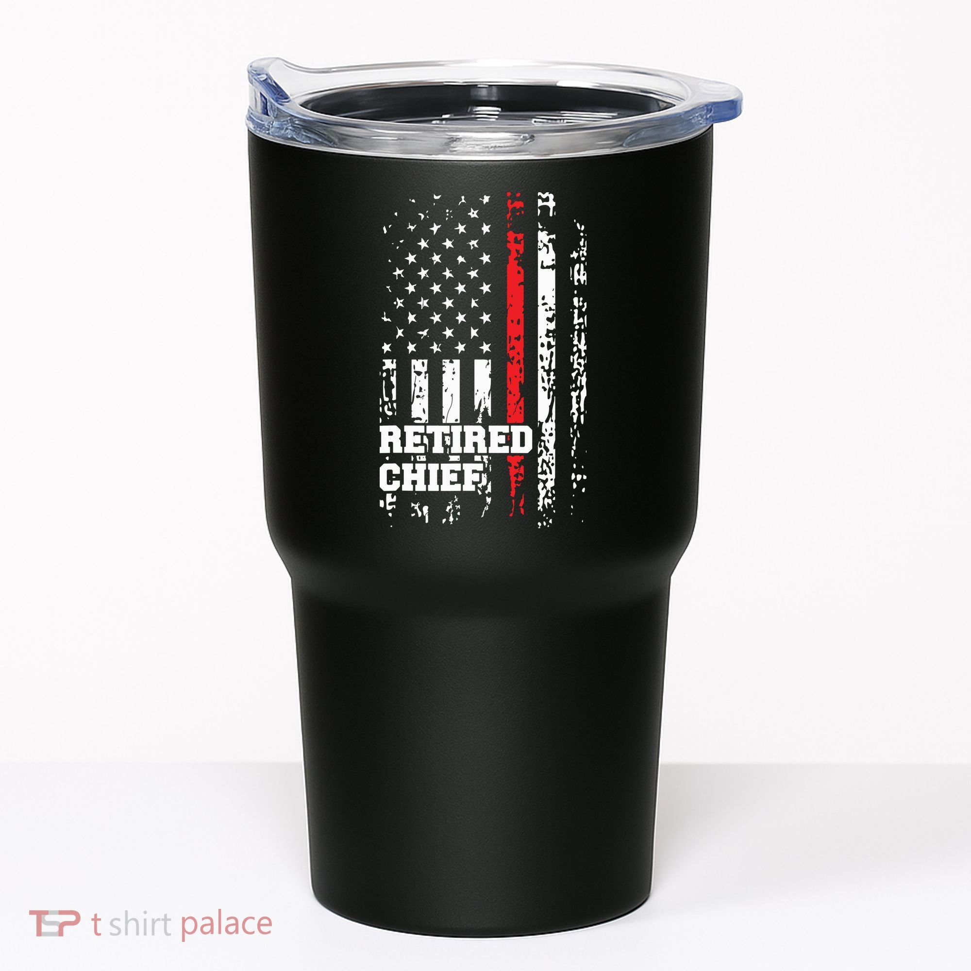 Retired Fire Chief Shirts Firefighter Rank Retirement Gift Tumbler